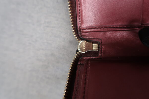 Gucci Patent Guccissima Zip-Around Wallet - Image 9