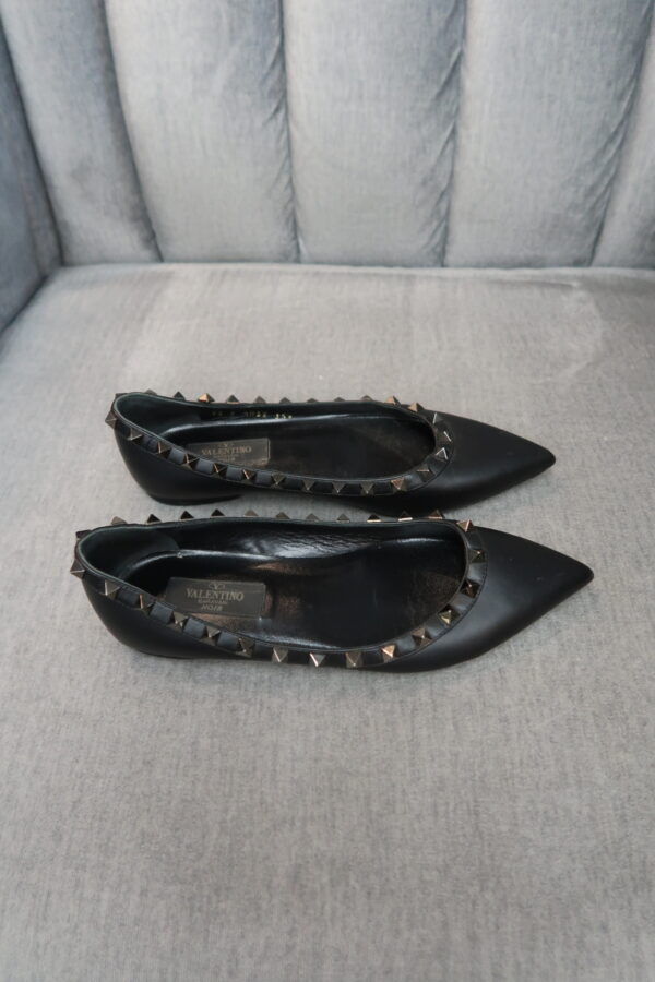 Valentino Rockstud Flats (35.5) - Image 2