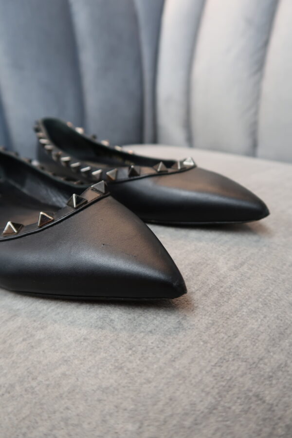 Valentino Rockstud Flats (35.5) - Image 3