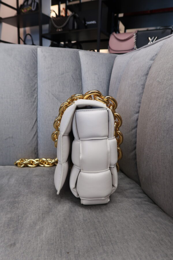 Bottega Veneta Leather Chain Padded Cassette - Image 9