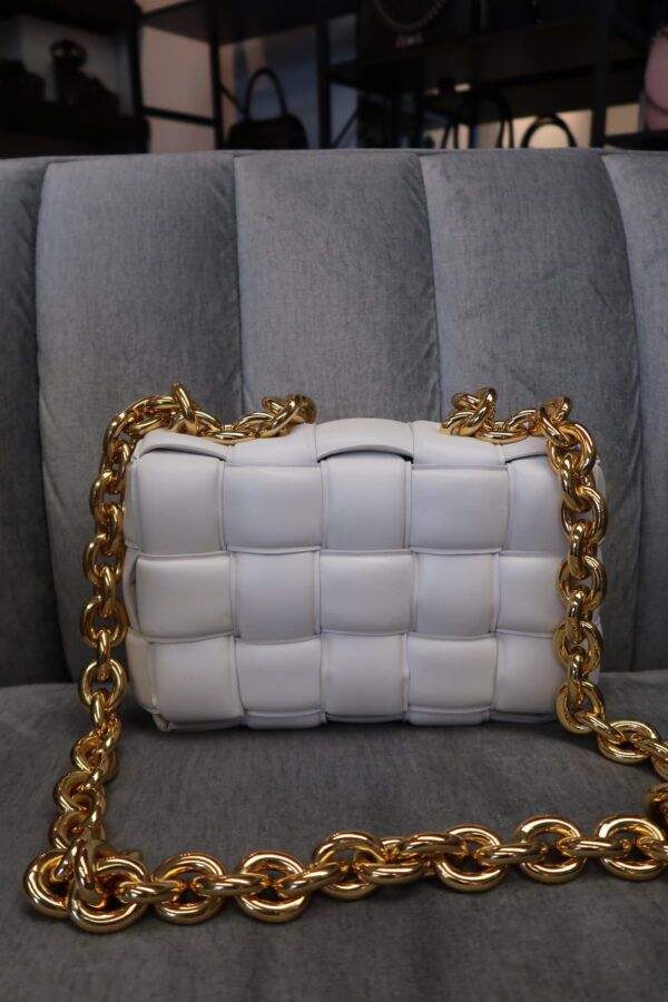 Bottega Veneta Leather Chain Padded Cassette - Image 4