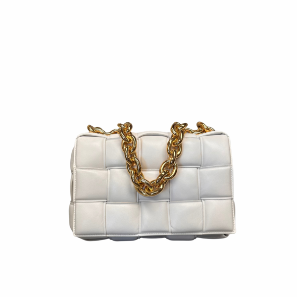 Bottega Veneta Leather Chain Padded Cassette