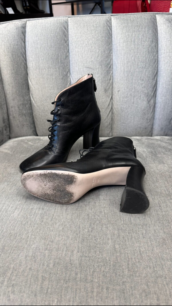 Miu Miu Lace Up Boots (38.5) - Image 4
