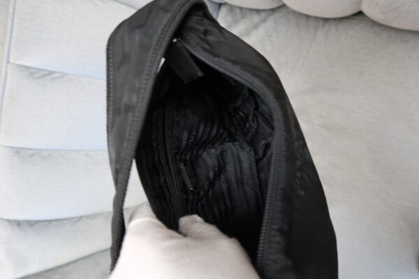 Prada Nylon Embroidery Mini Tote Bag - Image 8