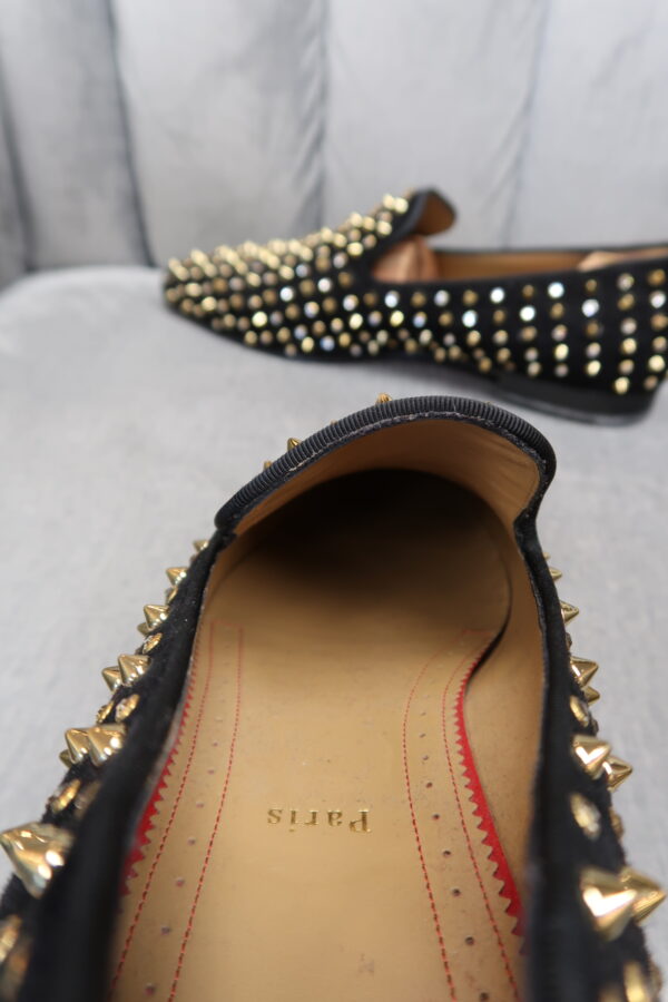 Christian Louboutin Men’s Dandelion Spike Loafers (44.5) - Image 3