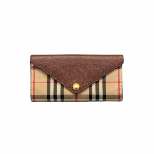 Burberry Check Long Wallet