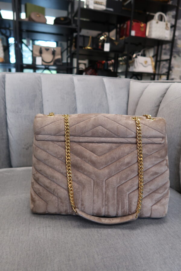 YSL Suede Medium Lou Lou - Image 13