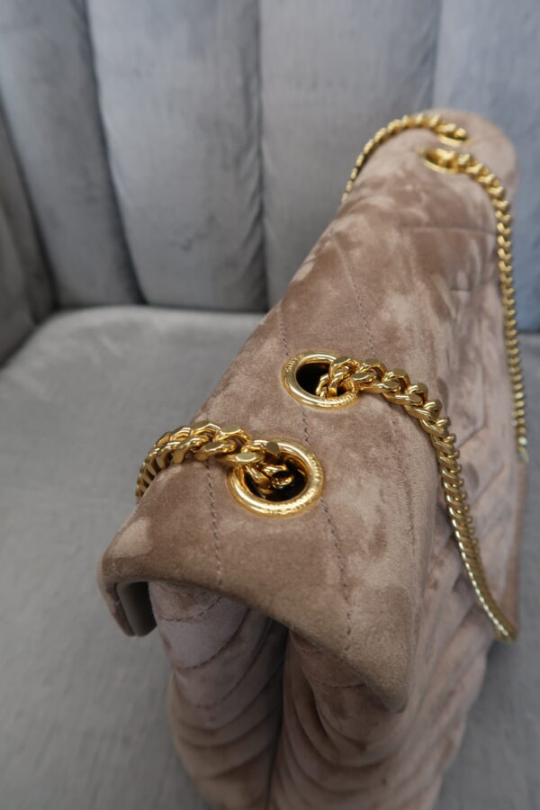 YSL Suede Medium Lou Lou - Image 11