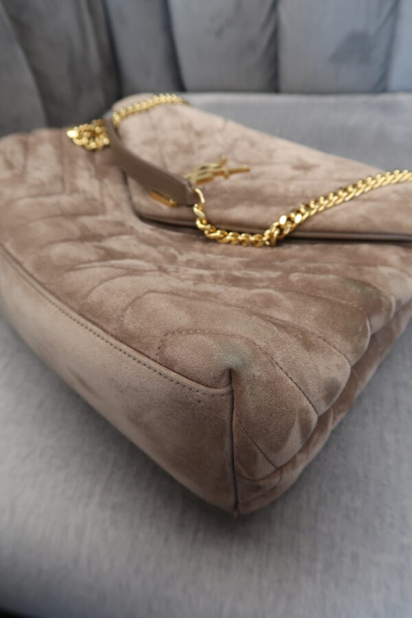 YSL Suede Medium Lou Lou - Image 9
