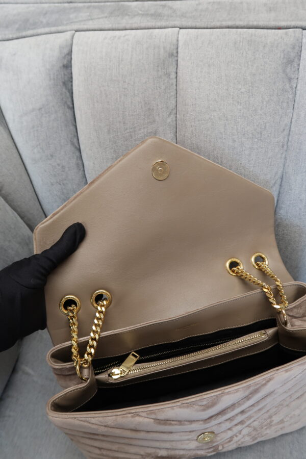 YSL Suede Medium Lou Lou - Image 4