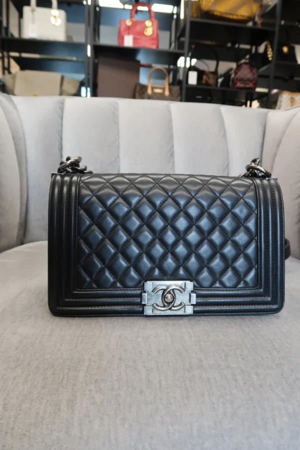 Chanel Old Medium Boy - Image 13