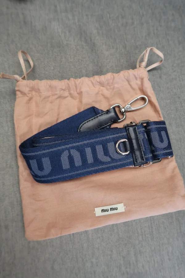 Miu Miu Denim Shoulder Bag - Image 3