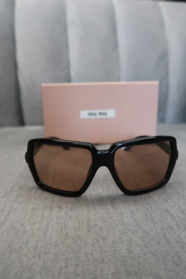 Miu Miu Oversized Mask Sunglasses - Image 2